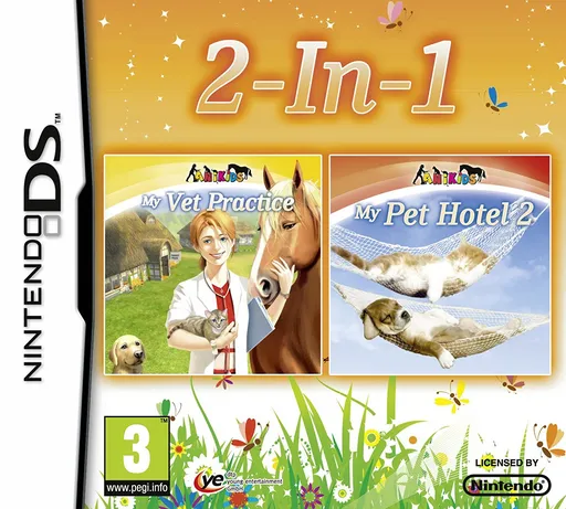 2 in 1 - My Pet Hotel 2 + My Vet Practice - In the Country (Europe) (Fr,De)